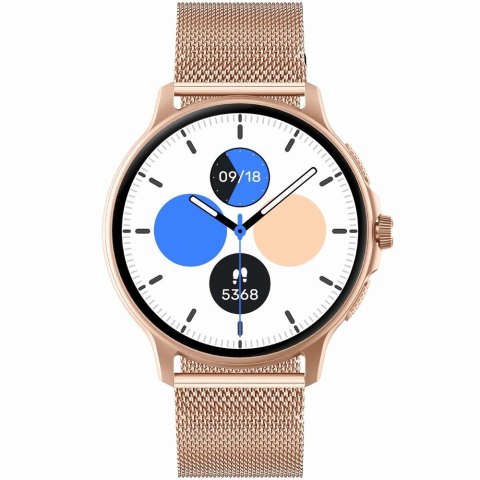 Gravity Smartwatch Damski GRAVITY GT12-3 Różowy Pasek Silikonowy + Bransoleta Różowe Złoto Gravity Smartwatch Damski GRAVITY GT12-3 Różowy Pasek Silikonowy + Bransoleta Różowe Złoto