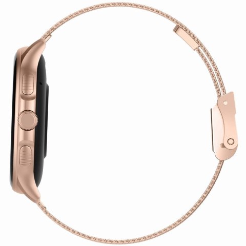 Gravity Smartwatch Damski GRAVITY GT12-3 Różowy Pasek Silikonowy + Bransoleta Różowe Złoto Gravity Smartwatch Damski GRAVITY GT12-3 Różowy Pasek Silikonowy + Bransoleta Różowe Złoto