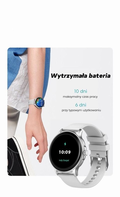 Gravity Smartwatch Damski GRAVITY GT12-3 Różowy Pasek Silikonowy + Bransoleta Różowe Złoto Gravity Smartwatch Damski GRAVITY GT12-3 Różowy Pasek Silikonowy + Bransoleta Różowe Złoto
