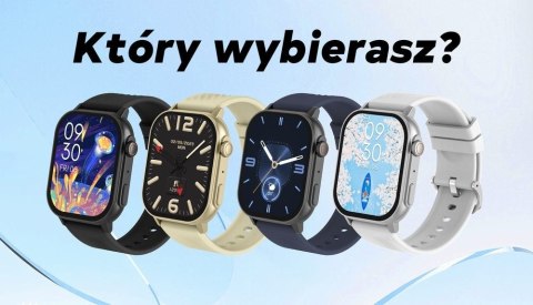 Gravity Smartwatch Damski GRAVITY GT15-11 Granatowy Pasek Silikonowy + Złota Bransoleta Gravity Smartwatch Damski GRAVITY GT15-11 Granatowy Pasek Silikonowy + Złota Bransoleta