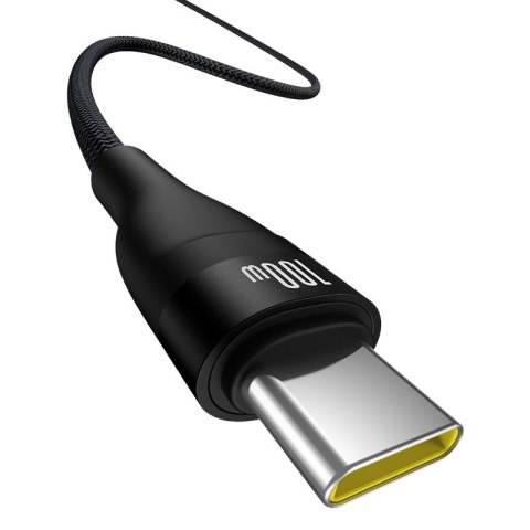 Baseus Kabel Baseus Flash 2 USB-USB C 100W 1m (czarny)