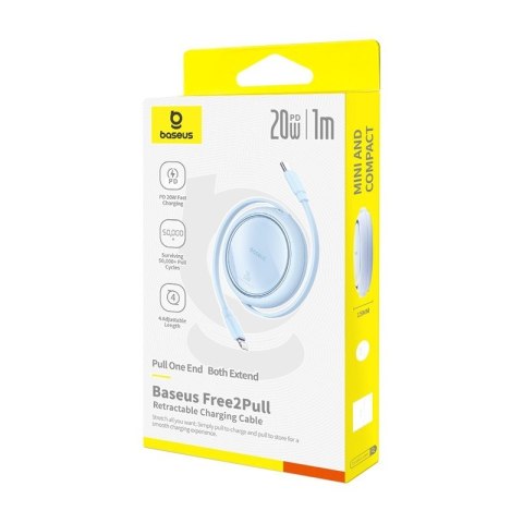 Baseus Kabel Baseus Free2Pull 20W 1m (niebieski)