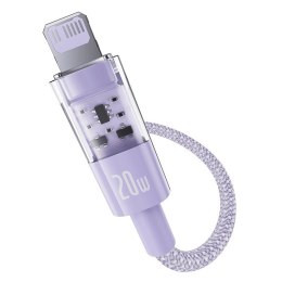 Baseus Kabel Baseus Gem USB C-IP 20W 2m (fioletowy)