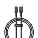 Baseus Kabel Baseus Unbreakable USB-IP 2.4A 1m (czarny)