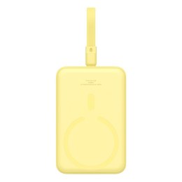 Baseus Powerbank Baseus Magnetic Mini Air Wireless 10000mAh 20W+kabel USB C-USB C (żółty)