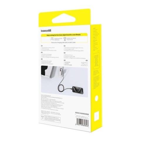 Baseus Kabel Baseus Dura Typ C-Typ C 100W 2m (czarno-złoty)