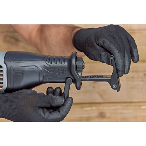 BLACK+DECKER Black&Decker BES301-QS piła szablasta 2800spm 750W (1798340) Czarny, Pomarańczowy