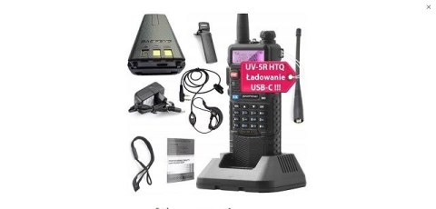 BAOFENG Krótkofalówka Baofeng UV-5R HTQ 3800 USB-C