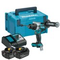 MAKITA Akumulatorowa wiertarko-wkrętarka udarowa LXT MAKITA DHP486RTJ 18V 130/65Nm 2x5,0Ah