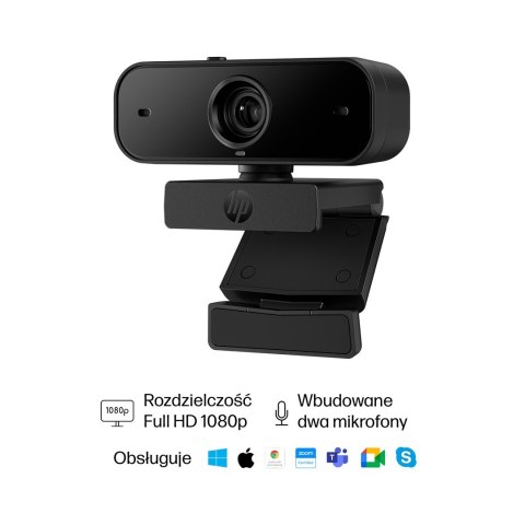 Hewlett-Packard Kamera HP 430 Full HD Webcam USB czarna 77B11AA