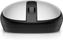 Hewlett-Packard Mysz HP 240 Pike Silver Bluetooth Mouse bezprzewodowa srebrno-czarna 43N04AA