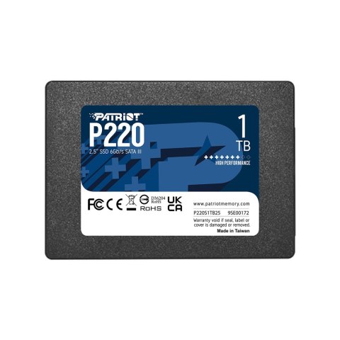 Patriot Memory SSD PATRIOT P220 1TB SATA 2,5"