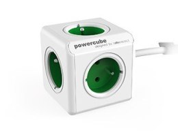 Allocacoc Przedłużacz allocacoc PowerCube Extended 2300GN/FREXPC (1,5m; kolor zielony)