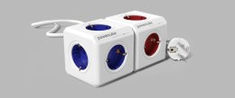 Allocacoc Przedłużacz allocacoc PowerCube Extended 2300RD/FREXPC (1,5m; kolor czerwony)