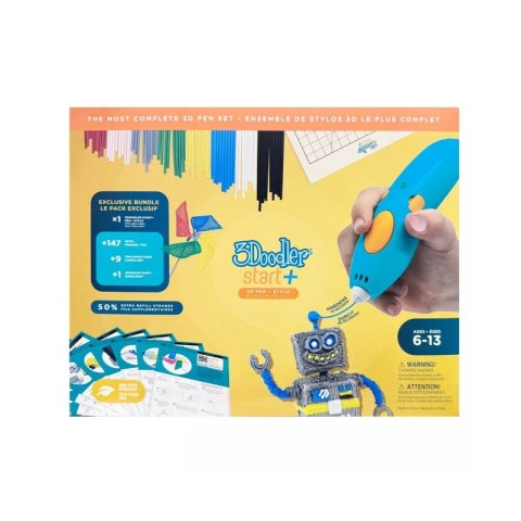 3Doodler 3DOODLER DŁUGOPIS DO DRUKU 3D DLA DZIECI W WIEKU OD 6 LAT 3DOODLER START PLUS, ZESTAW ROZSZERZONY SPLUS-COSTC 3Doodler 3DOODLER DŁUGOPIS DO DRUKU 3D DLA DZIECI W WIEKU OD 6 LAT 3DOODLER START PLUS, ZESTAW ROZSZERZONY SPLUS-COSTC