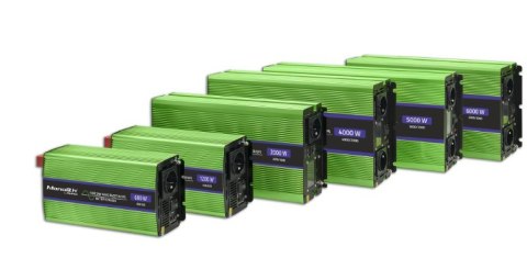 Qoltec QOLTEC PRZETWORNICA NAPIĘCIA MONOLITH | ŁADOWANIE BATERII | UPS | 2000W | 4000W | 12V NA 230V | CZYSTY SINUS | LCD