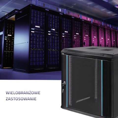 Qoltec QOLTEC SZAFA RACK 19" | 12U | 600 X 635 X 600