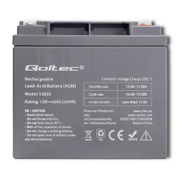Qoltec Akumulator bezobsługowy Qoltec 53035