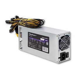 Qoltec QOLTEC ZASILACZ PCI-E 1800W | 80 PLUS PLATINUM | GAMING MINER
