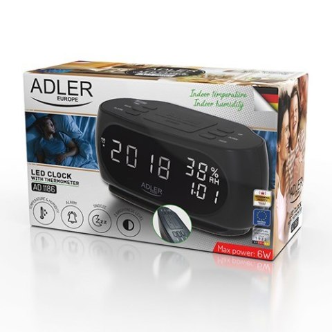 Adler Budzik LED ADLER AD 1186