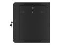 Lanberg LANBERG SZAFA WISZĄCA RACK 19" 9U 600X450 DRZWI METALOWE CZARNA (FLAT PACK) WF01-6409-00B