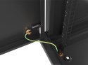 Lanberg LANBERG SZAFA WISZĄCA RACK 19" 9U 600X450 DRZWI METALOWE CZARNA (FLAT PACK) WF01-6409-00B