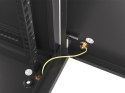 Lanberg LANBERG SZAFA WISZĄCA RACK 19" 9U 600X450 DRZWI METALOWE CZARNA (FLAT PACK) WF01-6409-00B