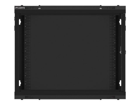 Lanberg LANBERG SZAFA WISZĄCA RACK 19" 9U 600X450 DRZWI METALOWE CZARNA (FLAT PACK) WF01-6409-00B