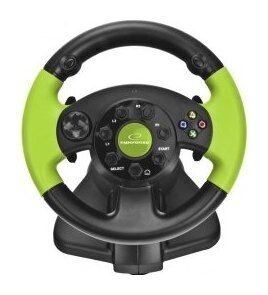Kierownica Esperanza EG104 (PC, Xbox 360; kolor czarno-zielony)