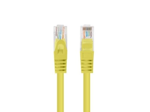 Lanberg PATCHCORD KAT.6 UTP 1M ŻÓŁTY FLUKE PASSED LANBERG 10-PACK