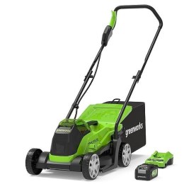 GREENWORKS 24V Kosiarka 33 cm GREENWORKS GD24LM33K4 - Zestaw ładowarka + akumulator 4Ah - 2516107UB