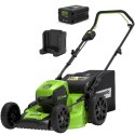 GREENWORKS 60V Kosiarka 46cm GREENWORKS GD60LM46HPK4 - Zestaw ładowarka + akumulator 4Ah - 2502807UB