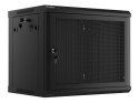 Lanberg SZAFA INSTALACYJNA RACK WISZĄCA 19" 9U 600X450 CZARNA DRZWI PERFOROWANE LANBERG (FLAT PACK)