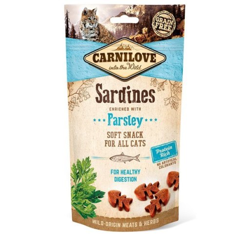 CARNILOVE CARNILOVE Soft Moist Snack Sardine+Parsley - przysmak dla kota - 50 g