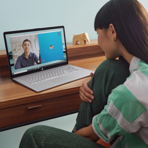 Hewlett-Packard HP 17-CN2068CL i5-1235U 17.3" FHD AG 8GB SSD512 BT BLKB FPR Win11 Natural Silver (REPACK) 2Y