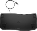 Hewlett-Packard Klawiatura HP 480 Comfort Wired Keyboard przewodowa czarna 8T6M1AA