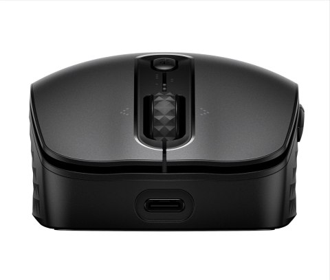 Hewlett-Packard Mysz HP 690 Qi-Charging Rechargeable Wireless Mouse Black bezprzewodowa z akumulatorem czarna 7M1D4AA