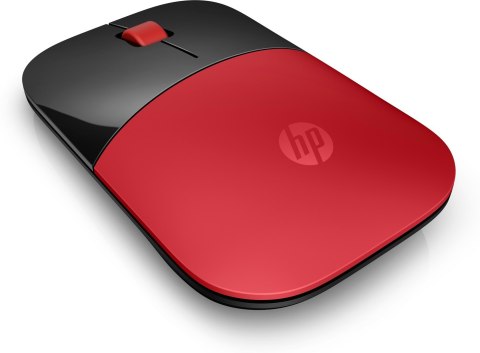 Hewlett-Packard Mysz HP Z3700 Wireless Mouse Red bezprzewodowa czarno-czerwona V0L82AA