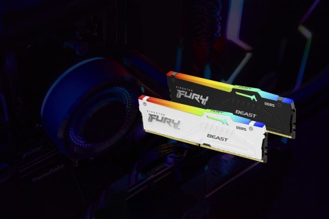 Kingston KINGSTON DDR5 32GB 6000MT/s CL30 DIMM FURY Beast White RGB XMP