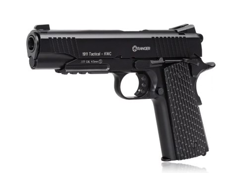 RANGER Wiatrówka pistolet RANGER 1911 Tactical KWC kal. 4,5 BBs BLOW BACK 17 strz. FULL METAL CO2 (AAKCMB770AZB)