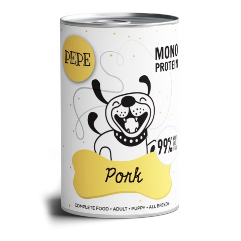 PAKA ZWIERZAKA Paka Zwierzaka Pepe Pork 99% wieprzowina 400g