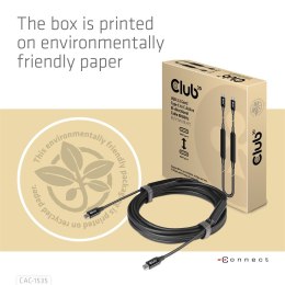 Club 3D CLUB3D CAC-1535 kabel USB USB 3.2 Gen 2 (3.1 Gen 2) 5 m USB C Czarny