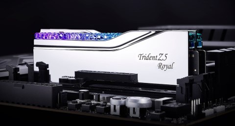 G.SKILL G.SKILL TRIDENT Z5 ROYAL RGB DDR5 2X32GB 6000MHZ CL28 SILVER F5-6000J2836G32GX2-TR5S