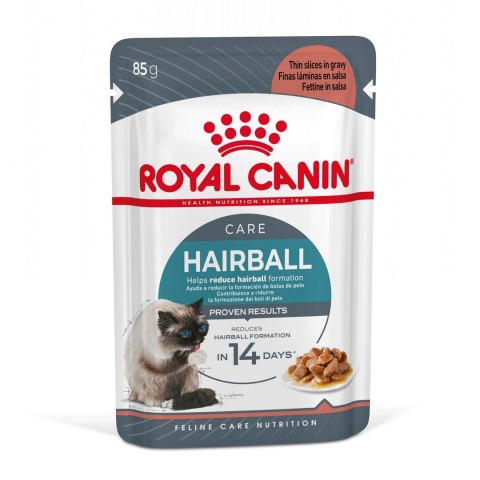 Royal Canin ROYAL CANIN FCN Hairball Care w sosie - mokra karma dla kota dorosłego - 12x85g