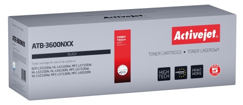 Activejet Activejet ATB-3600NXX Toner (zamiennik Brother TN3600XXL; Supreme; 11000 stron; czarny)