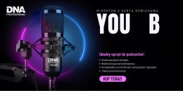 DNA PROFESSIONAL DNA YOU2B - Zestaw mikrofon interfejs audio, statyw