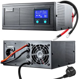 Extralink Extralink Piorun 3000VA/2100W Inwerter, Czysta sinusoida, napięcie akumulatora 24VDC