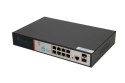 Extralink Extralink VICTOR | Switch PoE | 8x Gigabit PoE/PoE+, 2x SFP, 1x Port Konsolowy, 150W, Zarządzalny