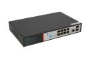Extralink Extralink VICTOR | Switch PoE | 8x Gigabit PoE/PoE+, 2x SFP, 1x Port Konsolowy, 150W, Zarządzalny