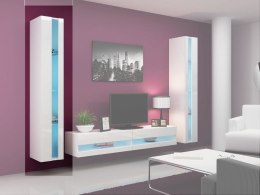 Cama MEBLE Regał VIGO NEW 180/40/30 biały/biały połysk